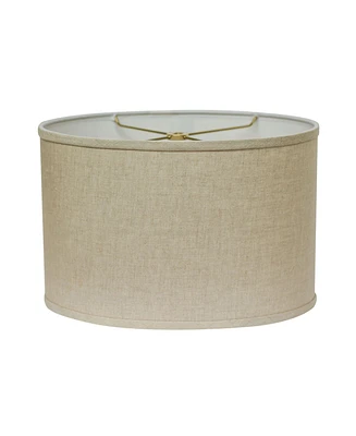 Cloth&Wire Slant Retro Oval Hardback Lampshade with Washer Fitter