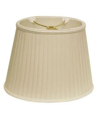 Cloth Wire Slant Oval Side Pleat Softback Lampshade With Washer Fitter Collection