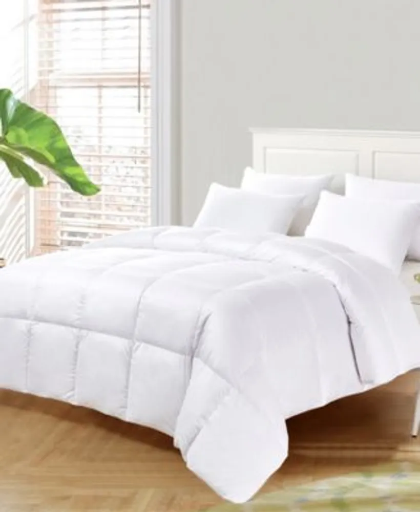 Kathy Ireland Ultra Soft Nano Touch White Down Fiber All Season Comforters