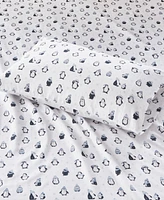 Intelligent Design Novelty Printed Flannel -Pc. Sheet Set