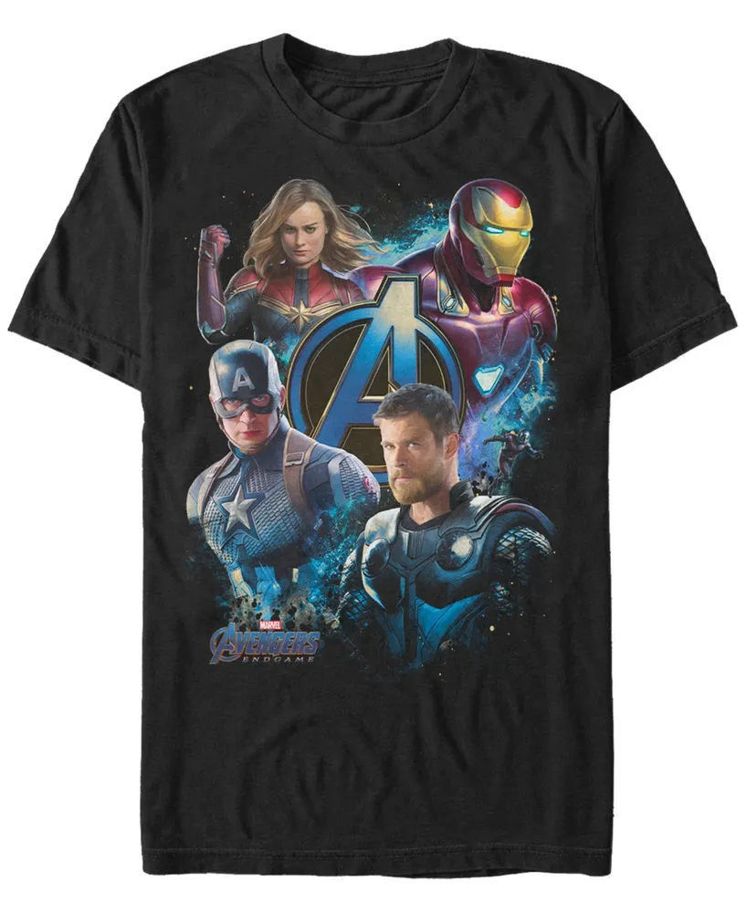 Marvel Men's Avengers Endgame Dream Team Portraits, Short Sleeve T-shirt