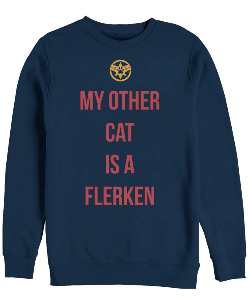 Marvel Men's Captain My Cat is a Flerken