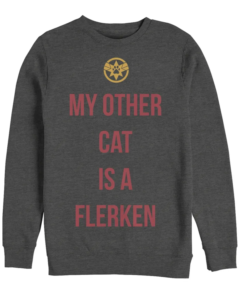 Marvel Men's Captain My Cat is a Flerken