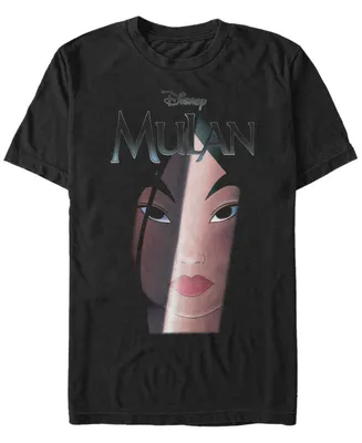Disney Men's Mulan Big Face Shadow, Short Sleeve T-Shirt
