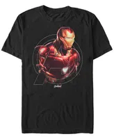 Marvel Men's Avengers Endgame Iron Man Portrait, Short Sleeve T-shirt