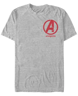 Fifth Sun Marvel Men's Avengers Endgame Left Chest Logo Short Sleeve T-Shirt
