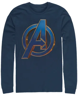Marvel Men's Avengers Endgame Classic Logo, Long Sleeve T-shirt
