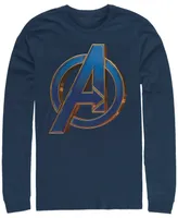 Marvel Men's Avengers Endgame Classic Logo, Long Sleeve T-shirt