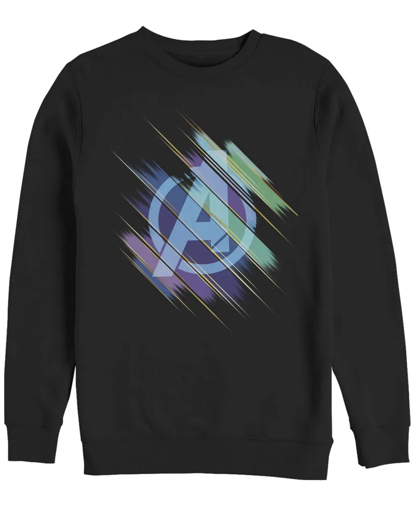 Marvel Men's Avengers Endgame Pastel Logo, Crewneck Fleece