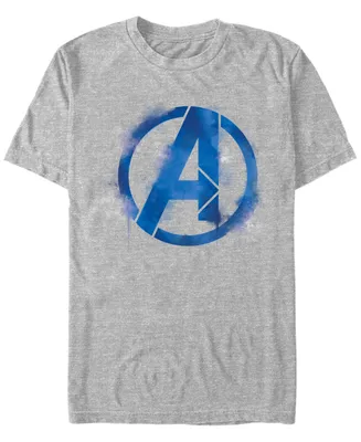 Marvel Men's Avengers Endgame Spray Paint Logo, Short Sleeve T-shirt