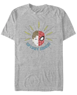 Marvel Men's Spider-Man Far From Home Spidey Sense Face Off, Short Sleeve T-shirt
