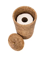 Artifacts Rattan Double Toilet Roll Holder