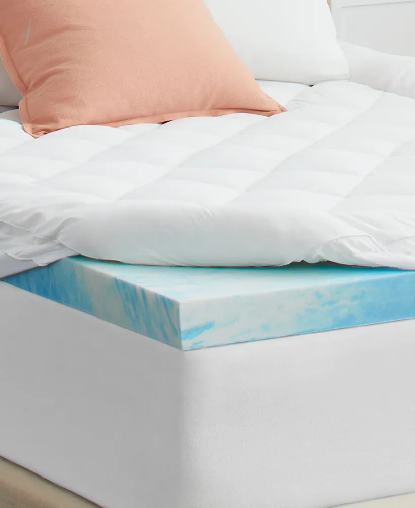 4" SealyChill Gel + Comfort Mattress Topper with Pillowtop Cover