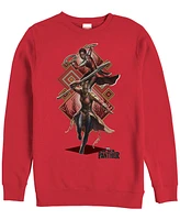 Marvel Men's Black Panther Shuri Nakia Girl Power Action Pose, Crewneck Fleece