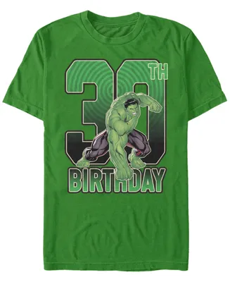 Fifth Sun Men's Marvel Hulk Smash 30th Birthday Short Sleeve T-Shirt