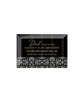 Dexsa Dad If You've Beveled Glass Plaque with Easel, 4" x 6"