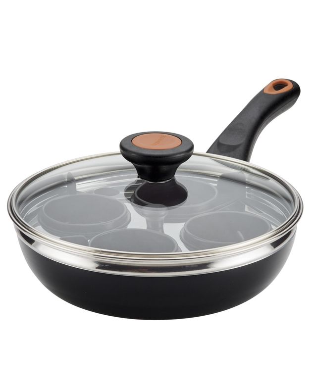 Farberware 12-Inch Performance Nonstick Deep Frying Pan/Fry Pan, Copper