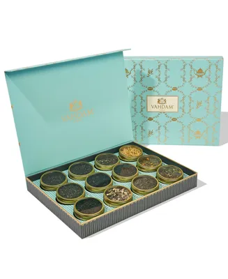 Vahdam Teas Bloom Assorted Loose Leaf Tea Gift Set, 12 Piece