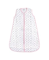 Luvable Friends Baby Girls Sleeveless Muslin Cotton Sleeping Bag, Sack, Blanket Arrows