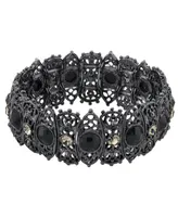 2028 Black-Tone Stretch Bracelet