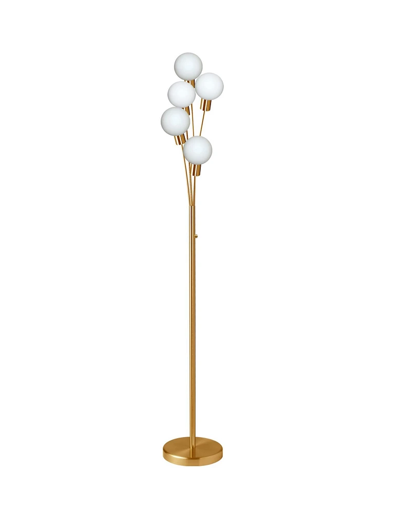 Dainolite 5 Light Incandescent Floor Lamp