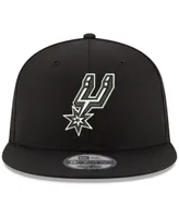 New Era San Antonio Spurs Black White 9FIFTY Snapback Cap