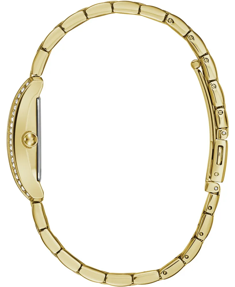 Caravelle Women's Gold-Tone Stainless Steel Bracelet Watch 21x33mm