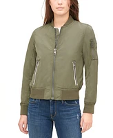 Levi's Women's Lightweight Zip-Detail Bomber Jacket