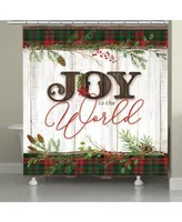 Laural Home Holiday Joy Shower Curtain