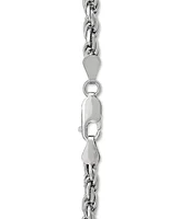 Rope Link 22" Chain Necklace in Sterling Silver