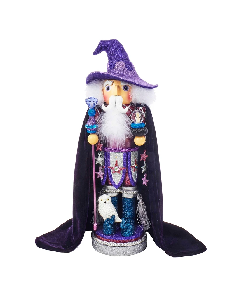 Kurt Adler 18-Inch Hollywood Purple Wizard Nutcracker