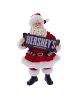 Kurt Adler Hershey Bar Fabric Santa