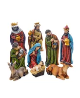 Kurt Adler 5-inch Resin Nativity, 9 Piece Set