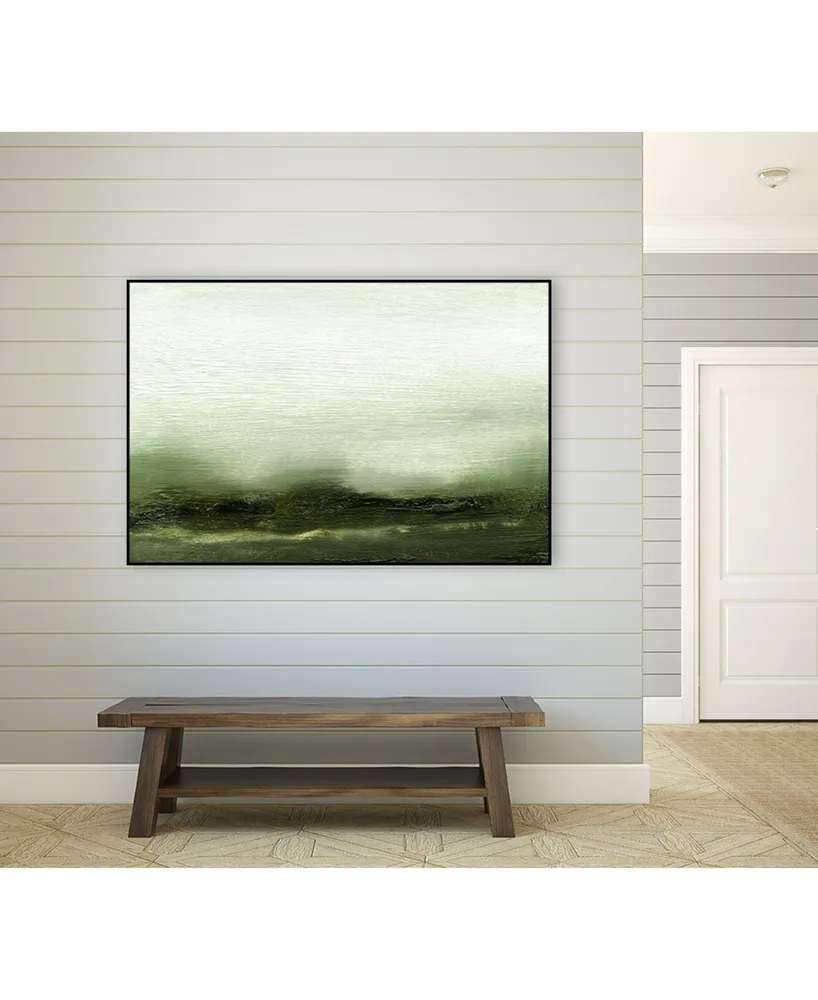 Giant Art 20" x 16" Verdant Iii Art Block Framed Canvas