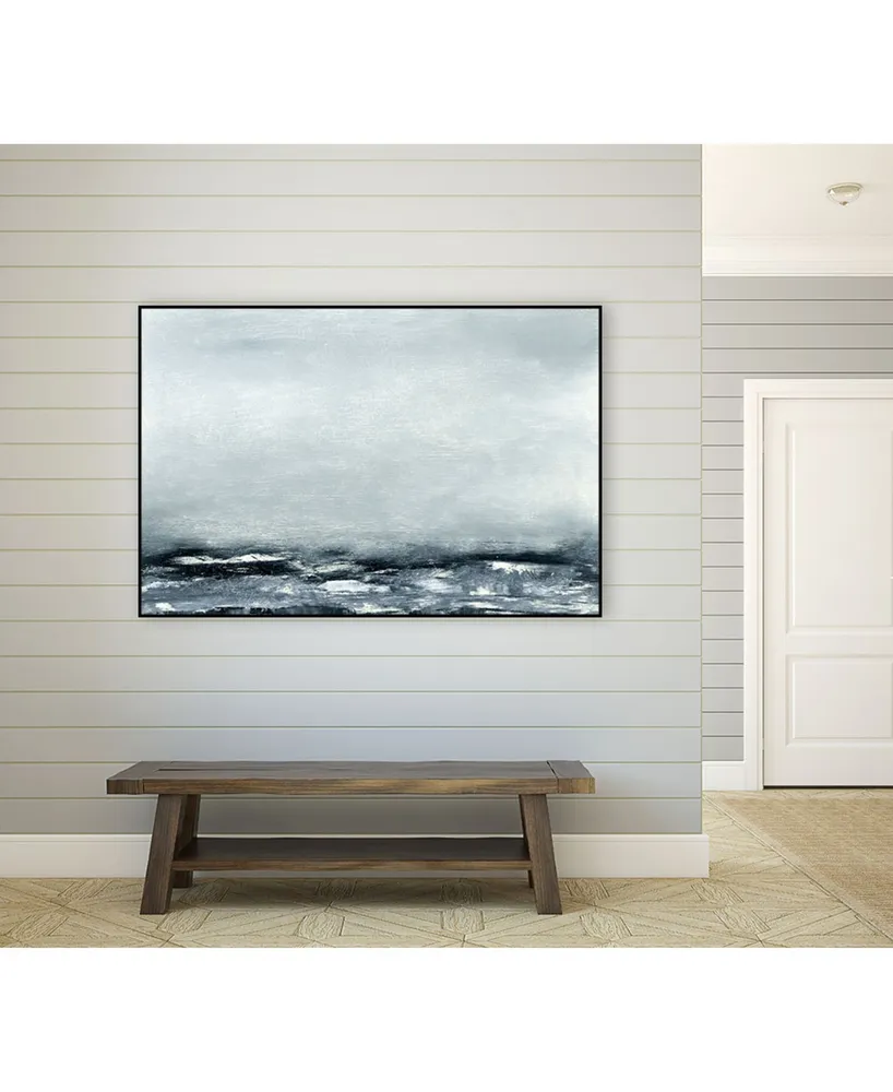 Giant Art 28" x 22" Sea View Iv Art Block Framed Canvas