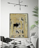 Giant Art 20" x 16" Nickels Dimes Iii Art Block Framed Canvas