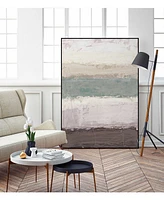 Giant Art 36" x 24" Strata Horizon Ii Art Block Framed Canvas