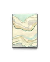 Giant Art 28" x 22" Ocean Cascade I Art Block Framed Canvas