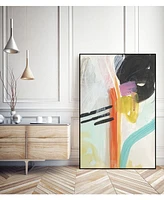 Giant Art 20" x 16" Rhythm Variations I Art Block Framed Canvas
