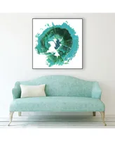 Giant Art 30" x 30" Geode Abstract I Art Block Framed Canvas