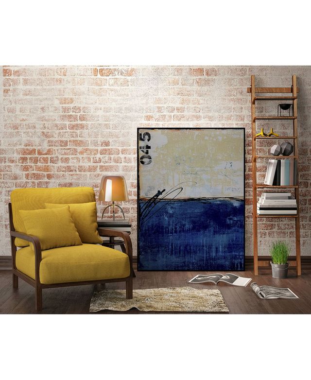 Giant Art 20" x 16" Beach 45 I Art Block Framed Canvas