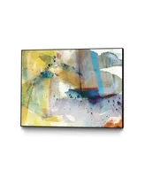 Giant Art 14" x 11" Deviation I Art Block Framed Canvas