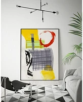 Giant Art 40" x 30" Haiku I Art Block Framed Canvas