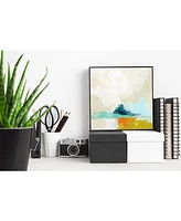 Giant Art 30" x 30" Atmospheric Iii Art Block Framed Canvas