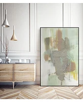 Giant Art 32" x 24" Retro Splash Iii Art Block Framed Canvas