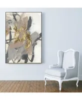 Giant Art 40" x 30" Golden Blush Ii Art Block Framed Canvas