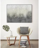 Giant Art 40" x 30" Glitter Swirl I Art Block Framed Canvas