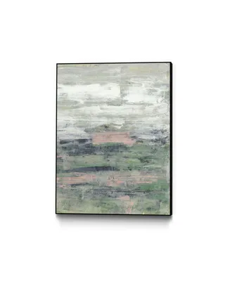 Giant Art 28" x 22" Payne's Blush Ii Art Block Framed Canvas