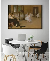 Giant Art 20" x 16" The Dancing Class Art Block Framed Canvas