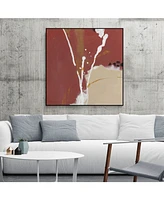 Giant Art 20" x 20" Molecular Dynamics Iii Art Block Framed Canvas